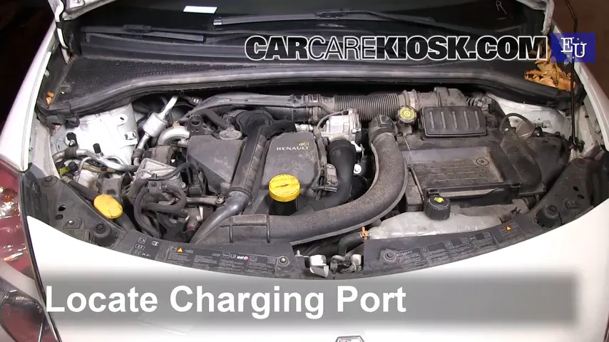 2011 Renault Clio dCi 1.5L 4 Cyl. Turbo Diesel Climatisation Ajouter du réfrigérant